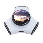  Sunset Over The Valley 3 Port USB Hub Front