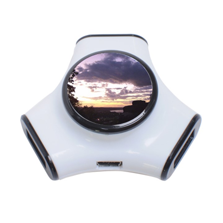  Sunset Over The Valley 3 Port USB Hub