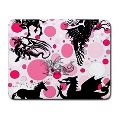 Fantasy In Pink Small Mouse Pad (rectangle) by StuffOrSomething