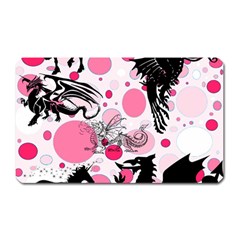 Fantasy In Pink Magnet (rectangular) by StuffOrSomething