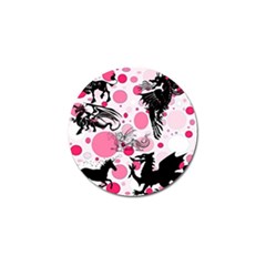 Fantasy In Pink Golf Ball Marker 10 Pack