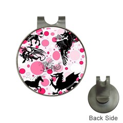 Fantasy In Pink Hat Clip With Golf Ball Marker by StuffOrSomething