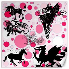 Fantasy In Pink Canvas 16  X 16  (unframed) by StuffOrSomething