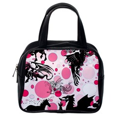 Fantasy In Pink Classic Handbag (one Side) by StuffOrSomething