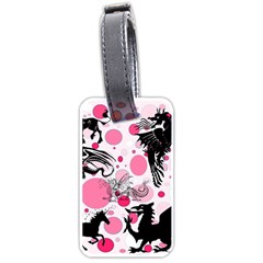 Fantasy In Pink Luggage Tag (one Side)