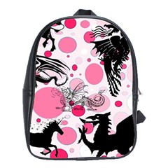 Fantasy In Pink School Bag (xl) by StuffOrSomething