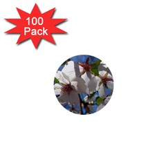 Cherry Blossoms 1  Mini Button (100 Pack) by DmitrysTravels