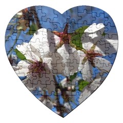 Cherry Blossoms Jigsaw Puzzle (heart) by DmitrysTravels