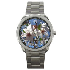 Cherry Blossoms Sport Metal Watch by DmitrysTravels