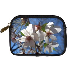 Cherry Blossoms Digital Camera Leather Case by DmitrysTravels