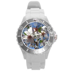 Cherry Blossoms Plastic Sport Watch (large) by DmitrysTravels