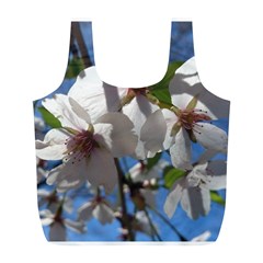 Cherry Blossoms Reusable Bag (l) by DmitrysTravels