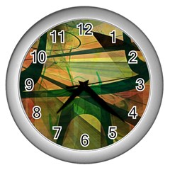 Untitled Wall Clock (silver) by Zuzu