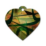 Untitled Dog Tag Heart (Two Sided) Back