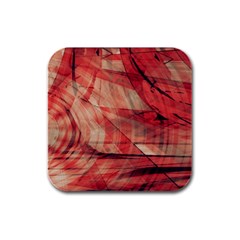 Grey And Red Drink Coasters 4 Pack (square)