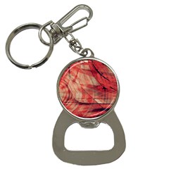 Grey And Red Bottle Opener Key Chain by Zuzu