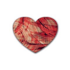 Grey And Red Drink Coasters (heart)