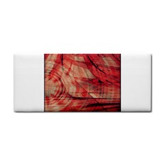 Grey And Red Hand Towel