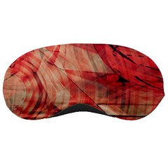 Grey And Red Sleeping Mask by Zuzu