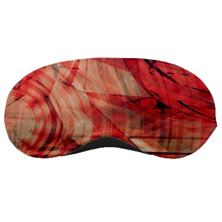 Grey And Red Sleeping Mask