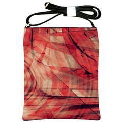 Grey And Red Shoulder Sling Bag by Zuzu