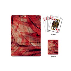 Grey And Red Playing Cards (mini)