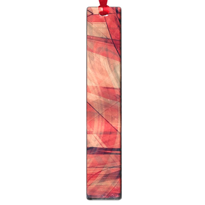 Grey And Red Large Bookmark