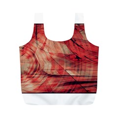 Grey And Red Reusable Bag (m) by Zuzu