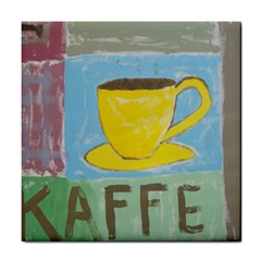 Kaffe Painting Ceramic Tile by StuffOrSomething