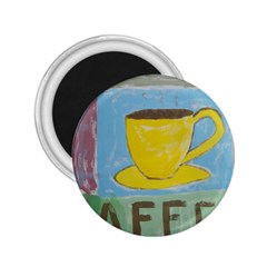 Kaffe Painting 2 25  Button Magnet