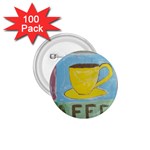 Kaffe Painting 1.75  Button (100 pack) Front