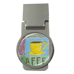 Kaffe Painting Money Clip (round)