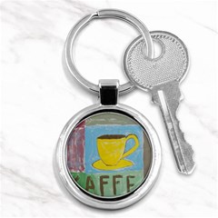 Kaffe Painting Key Chain (round) by StuffOrSomething