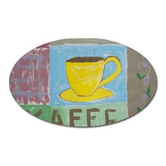 Kaffe Painting Magnet (oval)