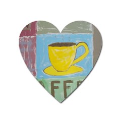 Kaffe Painting Magnet (heart)