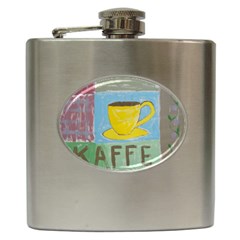 Kaffe Painting Hip Flask