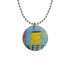 Kaffe Painting Button Necklace by StuffOrSomething