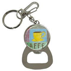 Kaffe Painting Bottle Opener Key Chain by StuffOrSomething