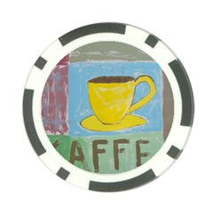 Kaffe Painting Poker Chip by StuffOrSomething