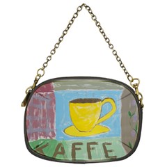 Kaffe Painting Chain Purse (one Side)