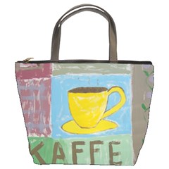 Kaffe Painting Bucket Handbag by StuffOrSomething