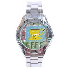 Kaffe Painting Stainless Steel Watch