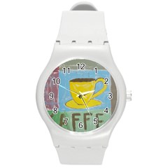 Kaffe Painting Plastic Sport Watch (medium)