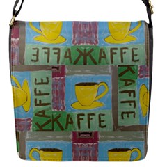 Kaffe Painting Flap Closure Messenger Bag (small)