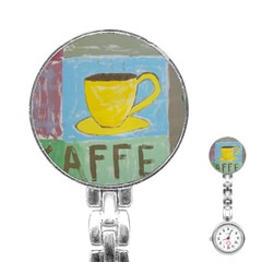 Kaffe Painting Stainless Steel Nurses Watch