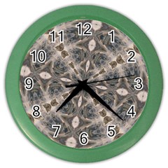 Flowing Waters Kaleidoscope Wall Clock (color)