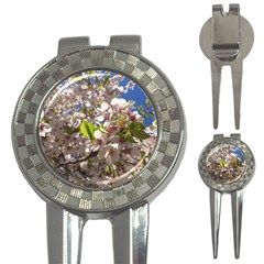 Cherry Blossoms Golf Pitchfork & Ball Marker by DmitrysTravels