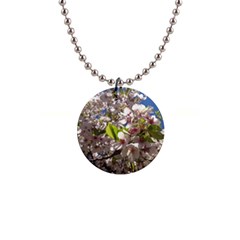 Cherry Blossoms Button Necklace by DmitrysTravels