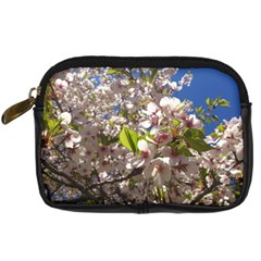 Cherry Blossoms Digital Camera Leather Case by DmitrysTravels