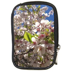 Cherry Blossoms Compact Camera Leather Case by DmitrysTravels